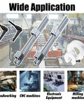 Heavy Duty Linear Motion Guide Rail System For DIY Projects And Electronics, Sliding Rail Track With Four Carriage Blocks, Adjustable Tension, Includes Slab Flattening Jig, Bearings, Pro Grade SBR12 800mm Rails, used in CNC and woodworking
