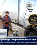 Heavy Duty Moly Grease With Five Percent Molybdenum Disulfide Lubricant For High Temperature Use Anti Seize NLGI Two 50 Grams and truck