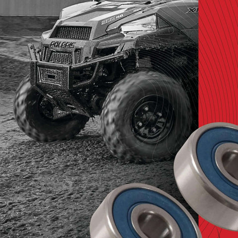 Front Wheel Bearing Kit 25-1684 For Honda GROM 125A 18 Beefed Up Replacement With ABEC 3 High Speed Bearings shown with ATV