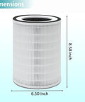 Replacement True HEPA Filter For Afloia KILO Series And MIRO Air Purifiers dimensions 8.58 x 6.50 inches