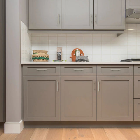 Kitchen cabinetry with 30 Pack 6 Inch Cabinet Pulls In Brushed Nickel Stainless Steel For Kitchen Cupboards And Cabinets with satin finish