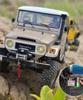 RC car with 2.4GHz R6F 6 Channel RC Receiver For Long Distance Control Of Cars and Boats; focus on receiver installation.