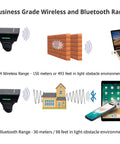 Business grade wireless and Bluetooth range for Hands Free Ring Barcode Scanner 1D 2D QR Wearable Finger Reader.