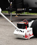 Force 5K Electric Trailer Dolly For RV, Boat And Cargo Trailers with steel frame and battery system on pavement.