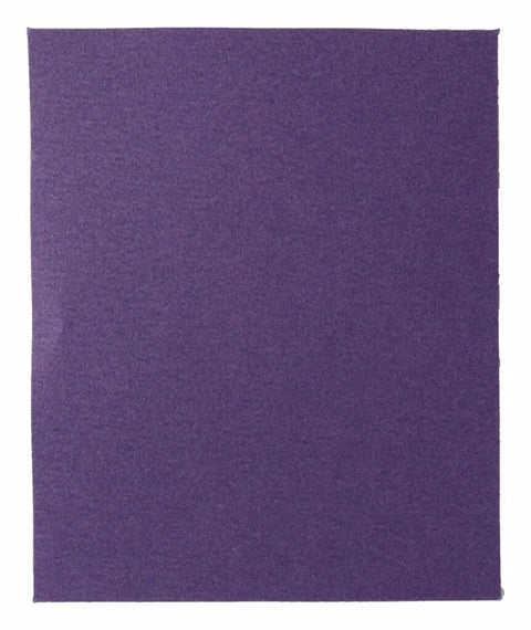 Pro Grade Purple Sandpaper 180 Grit No-Slip Grip For Wet Or Dry Use With Premium Cubitron II Mineral Grits durable 9x11 sheet.