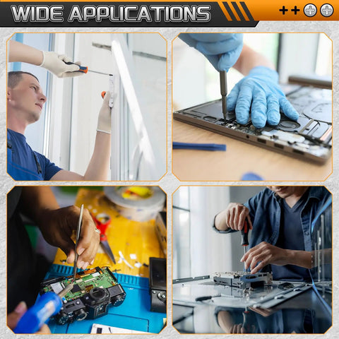 Wide applications of 100 Pack M4x30mm Nylon Phillips Machine Screws for various DIY projects and repairs.