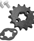 Front sprocket from Beefy Drive Chain And Sprocket Kit For Polaris Sportsman 90 2007-2014, Sportsman 110 2016-2023, bolts included
