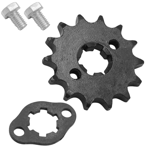 Front sprocket from Beefy Drive Chain And Sprocket Kit For Polaris Sportsman 90 2007-2014, Sportsman 110 2016-2023, bolts included