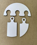 Heavy Duty Woodworkin Game Changer With Killer Precision Circular Router Templates For Cutting Boards showing 4 phenolic guides.