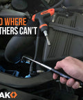 LED magnetic pickup tool used in tight engine space