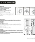 Installation guide for Heavy Duty Gate Latch Kit For Wood And Vinyl Fences with diagrams and instructions.