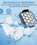 Premium 3-In-1 Vacuum Filter Replacement Kit For Navigator Rotator Pet Pro Upright Vacuums ZU60 ZU62 NV150 NV151 NV251 NV255 1238FT60 1239FT60 with washable filters