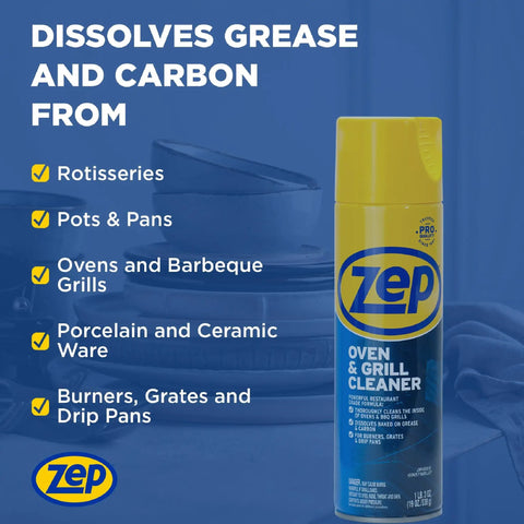 Grease Busting Heavy Duty Oven And Grill Cleaner 19 oz case of 2, dissolves grease, safe for stainless, porcelain, ceramic surfaces.