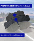 Centric Premium rear ceramic brake pads set; two gray pads for Nissan Altima/Juke/Maxima/Sentra models.