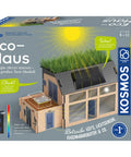 Eco House Hands-On Energy Kit For Kids 8 And Up - Solar Power Experiments, Renewable Energy Projects, Sustainable Home STEM Tech, Real-World Fun While Learning Climate Action And Clean Power. Box art of Eco House renewable energy experiment kit with solar roof