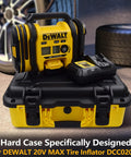 Rugged Waterproof Case For 20V Max Tire Inflator DCC020IB With Custom Foam Insert Dustproof And Shockproof Storage Bag For Tools