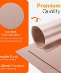 Close-up of Bangin Nonstick PTFE Baking Sheets Set for Oven and Air Fryer, showcasing double-sided nonstick surface and thickness.