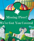 300 Piece Jigsaw Puzzle For Adults Colorful Hot Air Balloon Town Interlocking Pieces No Dust Backside Lettering 20.5x15 Inches overlay
