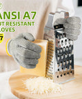 Ambidextrous Cut Resistant Kitchen Gloves ANSI A7 Five Times Cut Protection Food Grade Gloves for cheese grating