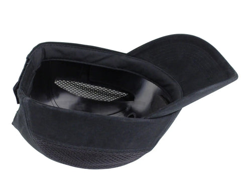 Lightweight Safety Bump Cap With Baseball Style Protection Black Vented Design Keepin It Cool Removable Inner Shell With Foam Padding Adjustable Hook And Loop Strap One Size Fits All EN 812 Certified Washable Outer Shell