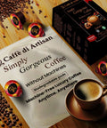 Liquid Coffee Pods For Cold Brew, Iced Coffee And Hot Coffee, box and cup with coffee beans, eco-friendly, ready in seconds.