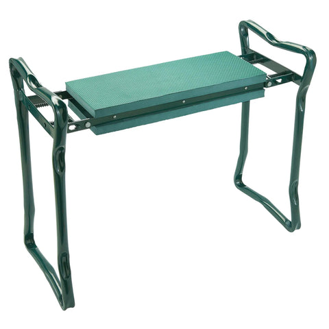 Garden Kneeler And Seat Flip Bench For Comfortable Outdoor Gardening With Thick Foam Cushion Sturdy Lightweight Frame Handy Handles