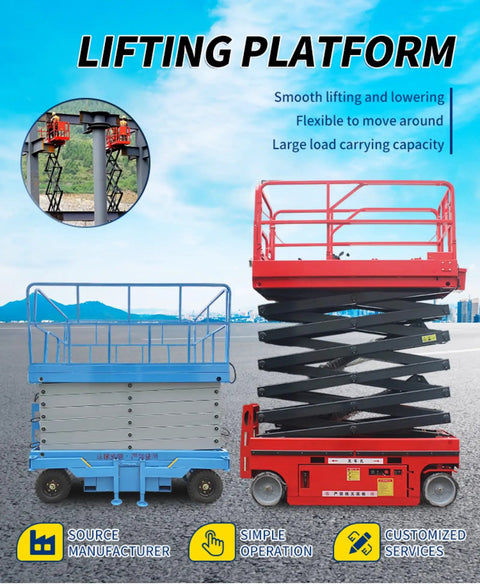 Hella Space Saving Electric Scissor Lift Platform Fits Easily In Tight Retail Aisles And Indoor Work Zones With Zero Hassle Assembly And Totally Dependable Commercial Grade Mobility