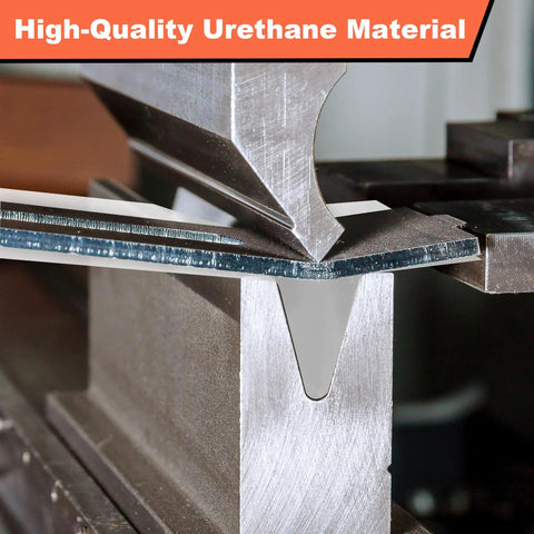 Urethane Protection Film For Press Brake Dies, Built Tough Die Guard Shield That Works Like A Champ, 0.03 In X 6 In X 100 Ft in use