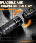 Wireless Rotary Tattoo Gun Kit With Cordless Pen, 1800mAh Battery And OLED Screen showing battery attachment