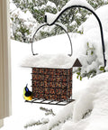 Outdoor Suet Feeder Hanging Cage Weatherproof Metal Suet Holder Squirrel Proof Bird Feeder For Wild Birds And Woodpeckers Single Suet Cage