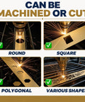 24 Pcs Brass Shim Stock 6 Thicknesses 0002 To 016 Inches Perfect For Valve Tuning Engine Calibration And Bearing Alignment Jewelry Work Since Gear Gives Flat Precision You Can Trust For Your Projects That Need Dead On Accuracy Saving Big Bucks., brass shim stock cut into round, square, and polygonal shapes