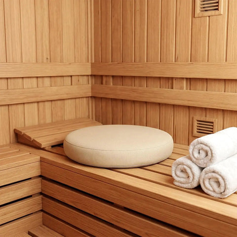 Two Pack Sauna Bench Cushions With High Density Foam For Inside Saunas Waterproof And Heat Resistant Seat Pad For Benches