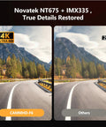 Heavy Duty 4K Body Camera With All Day Battery Life And True Black Night Vision, 128G Micro SD Card For Law Enforcement And Patrol Duties Crystal Clear Audio Video Wide Angle Loop Recording Setup comparison image showcasing 4K vs 2K resolution.