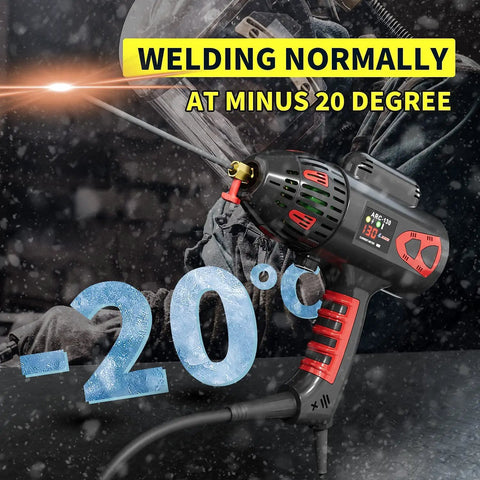 160A Dual Voltage Stick Welder for Home DIYers with Lift TIG Ready Upgrade, welding at -20 degrees, portable handle