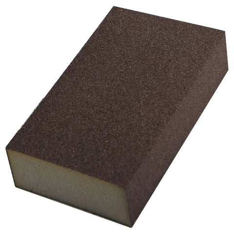 Pro Grade Sanding Sponges Pack Three By Five By One Inch Medium And Fine Grit For Contours And Flat Surfaces DIY Friendly 2 Pack