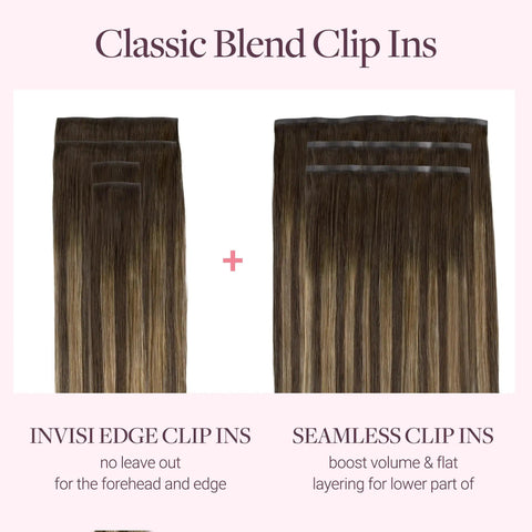 Legit Flawless Clip In Hair Extensions Set Featuring Seamless Invisi Edge Fusion And Premium Real Human Hair Strands For A Snag Free Top Tier Everyday Beauty Flex