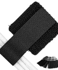 Adjustable Reusable Cable Management Kit 40 Pcs Pro Grade With 3 Inch Straps for organizing cables up to 1 inch diameter