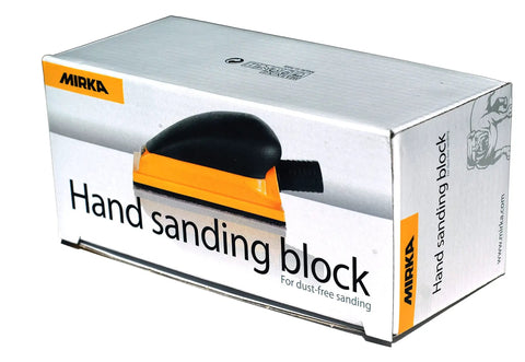 Box of Ergonomic Pro Grade 2.75 by 5 Inch Dust Free Hand Sanding Block With 13 Hole Hook And Loop System MVHB35