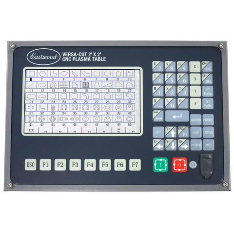 LCD touch screen of Versa-Cut 2 By 2 CNC Plasma Table For Metal Cutting with Garage-Grade Precision, controls and interface.