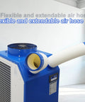 Heavy Duty 18700 BTU Industrial Spot Cooler Portable Air Conditioner with flexible air hose for effective cooling.