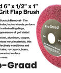 Killer Bench Grinder Flap Wheel Perfect For Knocking Out Scratches And Nicks With A Slick 320 Grit Finish Includes Adaptive Arbor for metal surface polishing