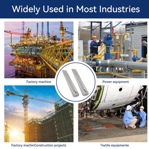 Two Piece 5 Inch Steel Wedges For Welding And Setting Up Work On Planers Shapers And Milling Machines image in industrial settings