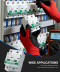 Person installing Non Polar DC Circuit Breaker 500V 2 Pole 125A DZ47NZ 125 2P DIN Rail Mount in an electrical panel