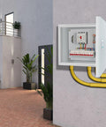 Heavy Duty Metal Electrical Enclosure Box For Indoor And Outdoor Use With Dustproof And Moisture Proof Protection And Safety Lock Weatherproof Junction Box For Universal Electrical Equipment mounted on wall