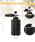 Adjustable Foam Cannon For Pressure Washer With Big Mouth Snow Foam Lance, 1.5 L Canister, detailed dimensions shown