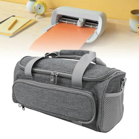Heavy Duty Canvas Carrying Case for Cutting Machines, Big Capacity Portable Padded Storage Bag with Protective Lining. 