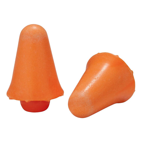Orange replaceable pods for Neckband Ear Protection With 28 dB NRR, Lightweight No-Fuss Hearing Protection For Busy Job Sites