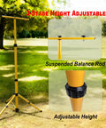 Heavy Duty Beefed Up Archery Target Stand For Backyard Practice With Compound And Recurve Bows Adjustable Height And Stable Base