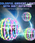 Mini RC Drone For Kids 2025 With 360 Degree Flip And 90 Degree Surround Flight Lit LED Neon Lights Easy Altitude Hold