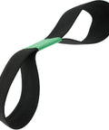 Golf Swing Power Connector Arm Trainer For Better Form And Distance, Black And Green Swing Trainer Analyzer laying flat